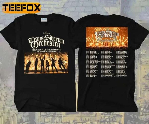 Trans Siberian Orchestra The Ghost Of Christmas Eve Winter Tour 2022 T Shirt