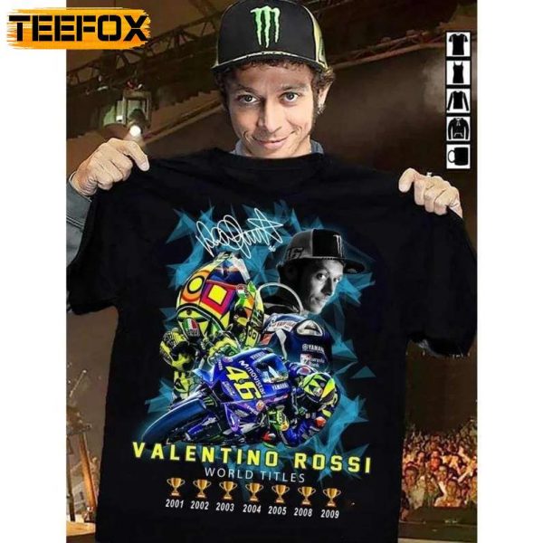 Valentino Rossi Motogp World Champion T Shirt