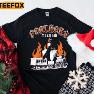 Wallace And Gromit Feathers McGraw Rock Black T Shirt