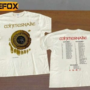 Whitesnake Tour Concert 1987 Unisex T Shirt