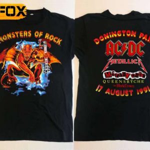 ACDC Monsters Of Rock Tour Donington Park 1991 T Shirt