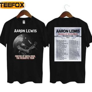 Aaron Lewis Frayed At Both Ends Acoustic Tour 2022 T Shirt