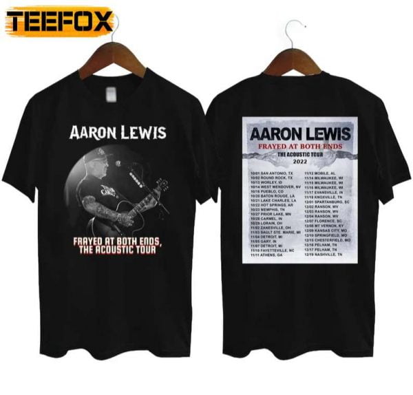 Aaron Lewis Frayed At Both Ends Acoustic Tour 2022 T Shirt