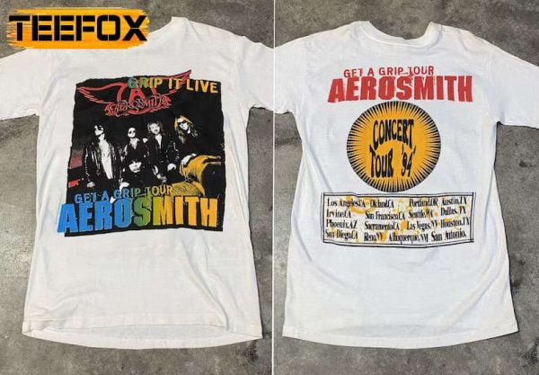 Aerosmith Get A Grip Tour 1994 T Shirt