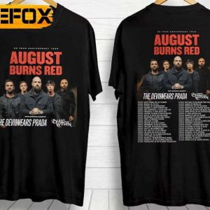 August Burns Red The Devil Wears Prada and Bleed From Withins Tour 2023 T Shirt