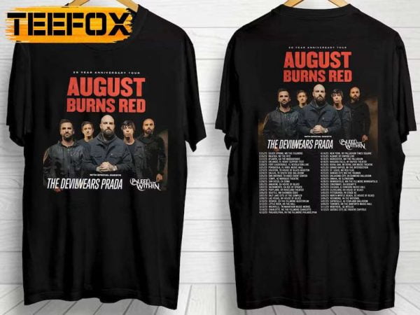 August Burns Red The Devil Wears Prada and Bleed From Withins Tour 2023 T Shirt