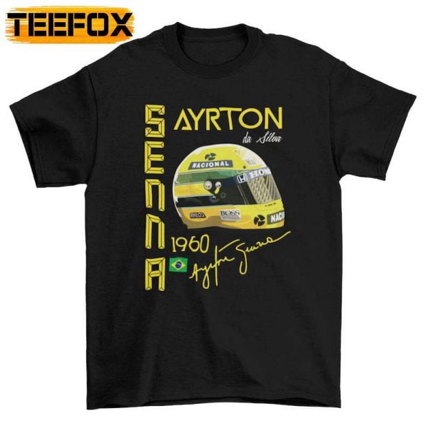 Ayrton Senna Da Silva F1 T Shirt
