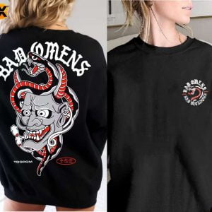 Bad Omens Band Hannya 2022 2023 A Tour Of The Concrete Jungle Tour T Shirt