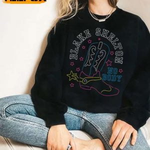 Blake Shelton No Body Back to the Honky Tonk Tour 2023 T Shirt