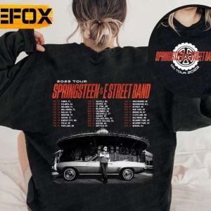 Bruce Springsteen 2023 Springsteen n E Street Band Tour T Shirt