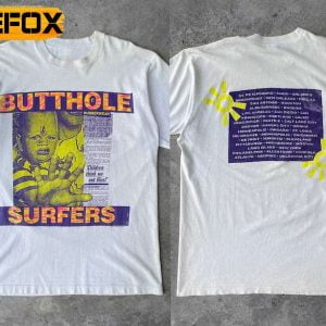 Butthole Surfers Rock Band 1993 Tour Concert T Shir