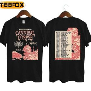 Cannibal Corpse Fall Tour North American Tour 2022 T Shirt