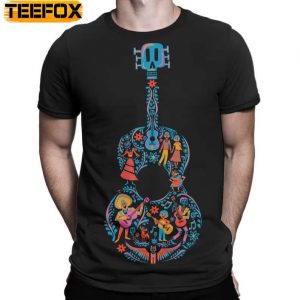 Coco Guitar Disney Cartoon T Shirt
