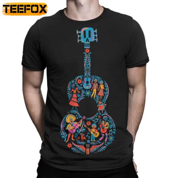Coco Guitar Disney Cartoon T Shirt