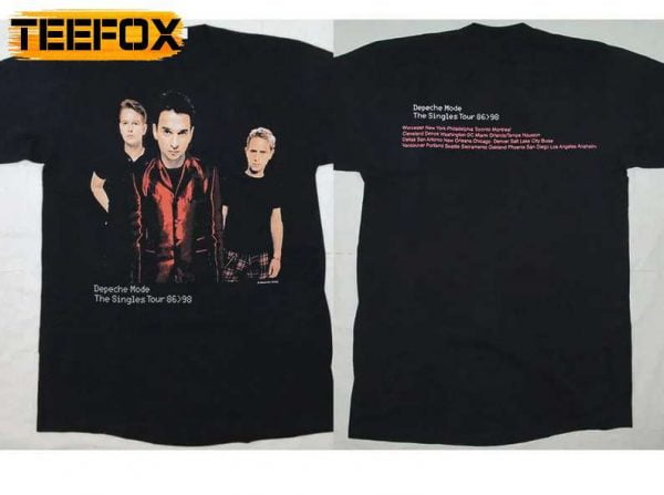 Depeche Mode The Singles Tour 86 98 T Shirt