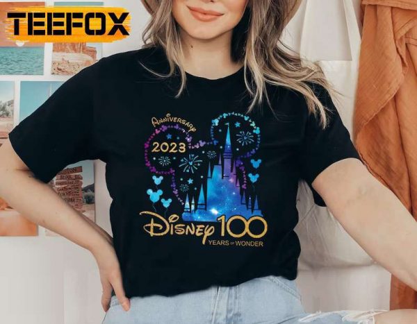 Disney 100th Anniversary Disney 100 Years of Wonder T Shirt 1