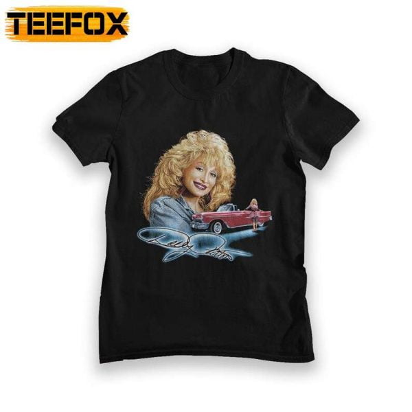 Dolly Parton Vintage Style Signature T Shirt