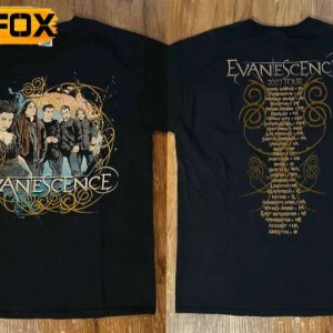 Evanescence Rock Band Music Tour Concert 2007 T Shirt