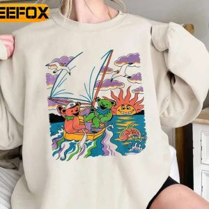 Grateful Dead Bears Sailing Boat Single Stitch 1995 Tour T Shirt