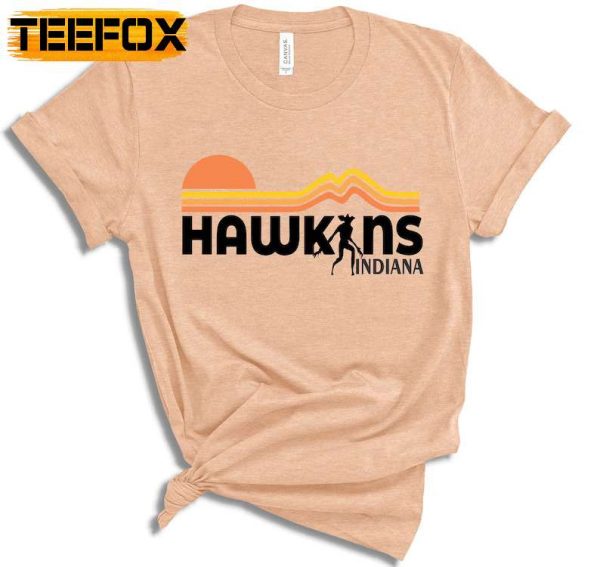 Hawkins Indiana Strange Things 85 Retro T Shirt