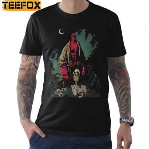 Hellboy Comics Movie Black T Shirt