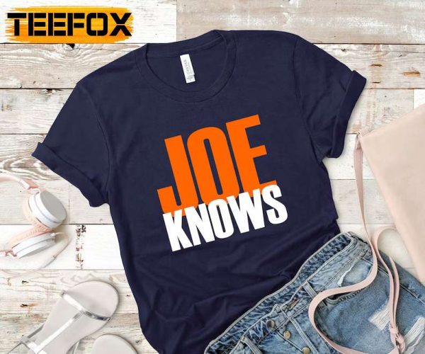 Joe Knows Cincinnati Bengals NFL Football T Shirt
