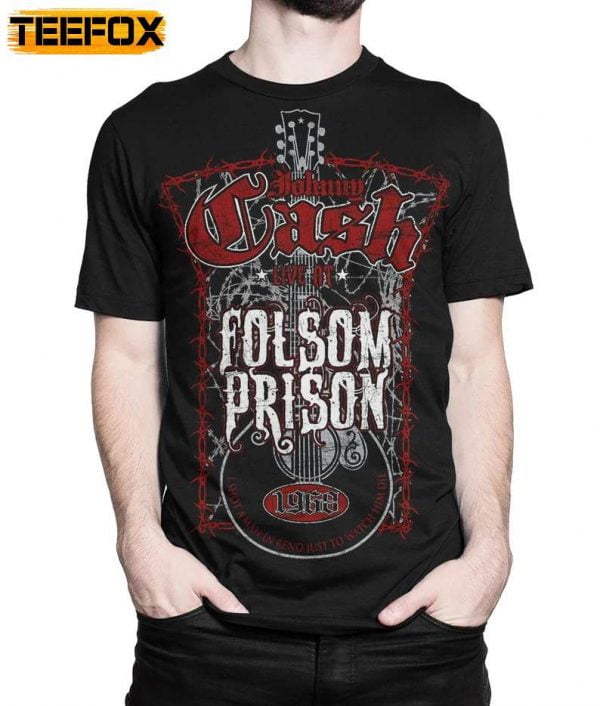 Johnny Cash Live At Folsom Prison T Shirt