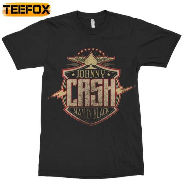 Johnny Cash The Man in Black Music T Shirt