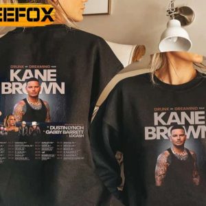 Kane Brown Drunk Or Dreaming Tour 2023 Concert Music Singer T Shirt