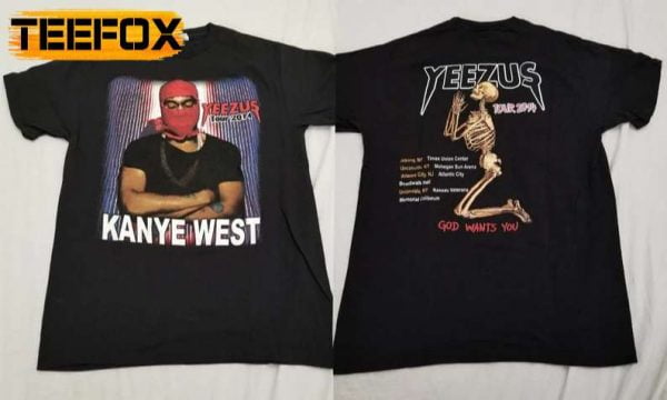Kanye West Yeezus Tour 2014 T Shirt