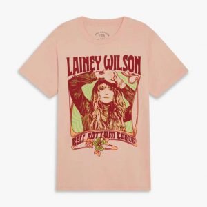 Lainey Wilson Trippy Peach Tour 2023 T Shirt