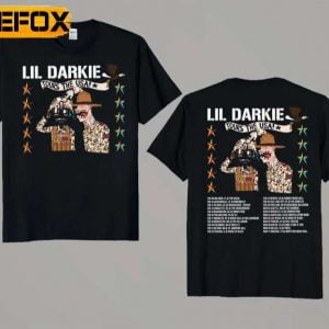 Lil Darkie Tour 2023 Rapper T Shirt