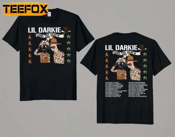 Lil Darkie Tour 2023 Rapper T Shirt