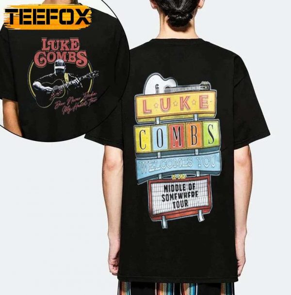 Luke Combs Guitar Tour Concert 2023 T Shirt
