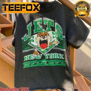 New York Jets Looney Tunes NFL Football Team T Shirt