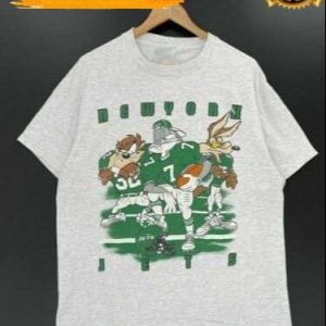 New York Jets Looney Tunes Vintage NFL T Shirt