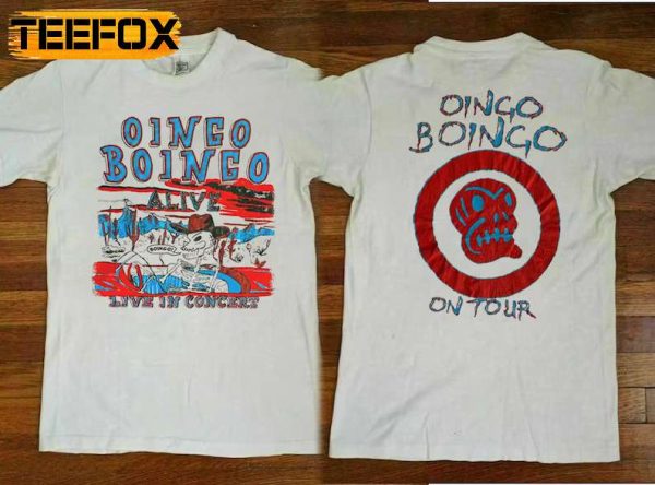 Oingo Boingo Live in Concert 80s Unisex T Shirt