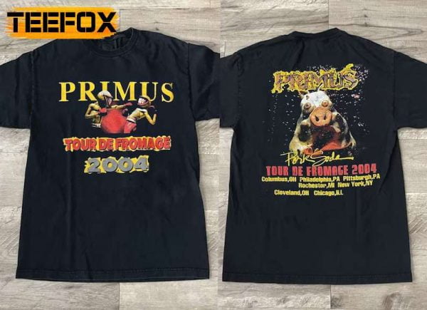 Primus Rock Band 2004 Pork Soda Tour T Shirt