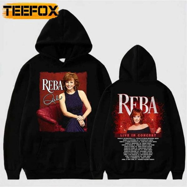 Reba McEntire Live In Concert 2023 Tour Music Singer T Shirt