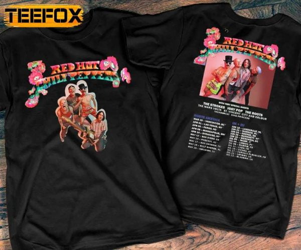 Red Hot Chili Peppers America Tour 2023 T Shirt