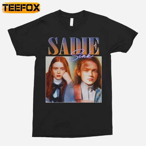 Sadie Sink Movie Actress T Shirt