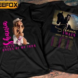 Shania Twain Queen Of Me Tour 2023 T Shirt