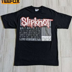 Slipknot 2000 Barcode Wait and Bleed T Shirt