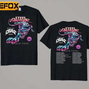Steel Panther On The Prowl World Tour 2023 T Shirt