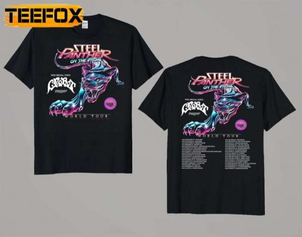 Steel Panther On The Prowl World Tour 2023 T Shirt
