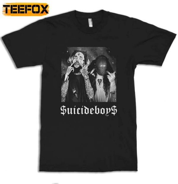 SuicideboyS Scrim and Ruby Black T Shirt