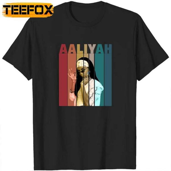 Aaliyah Music Retro Vintage T Shirt