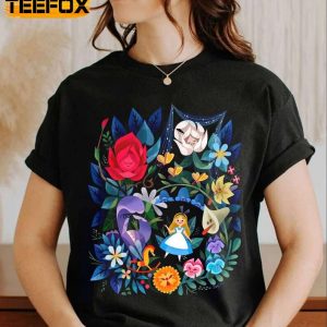 Alice in Wonderland Floral Disney T Shirt