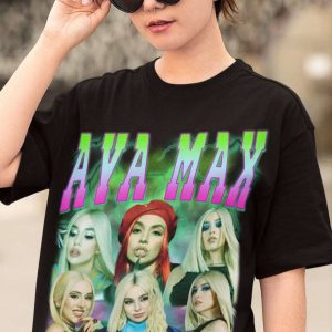 Ava Max Music Retro Singer T Shirt