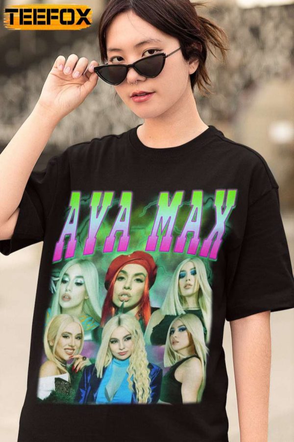 Ava Max Music Retro Singer T Shirt